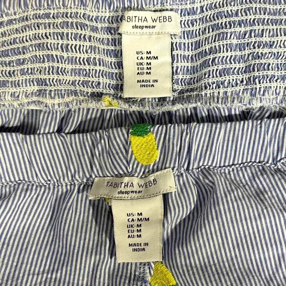 ⭐️Tabitha Webb 2-Piece Pineapple Pajama Set [1745] - Picture 9 of 11